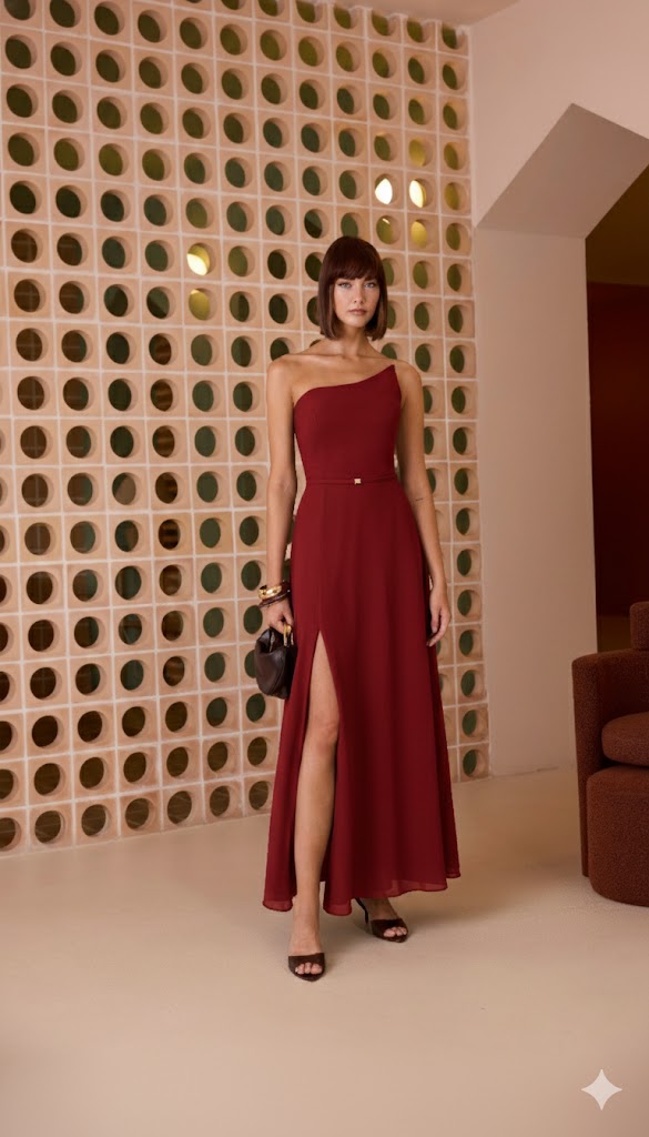 Asymmetric Detail Maxi Dress Carla Ruiz