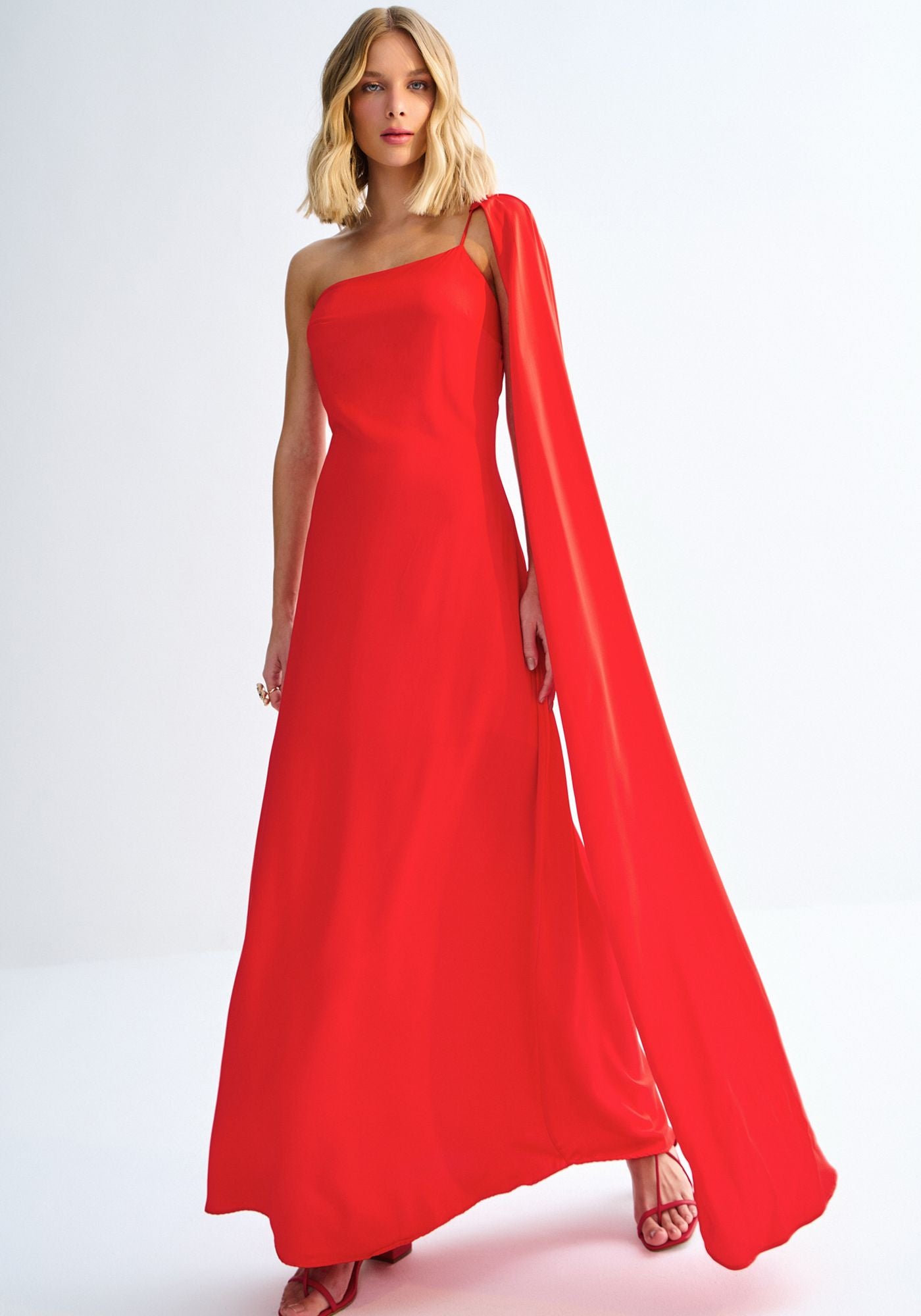 Vestido longo com manga removível Lez a Lez