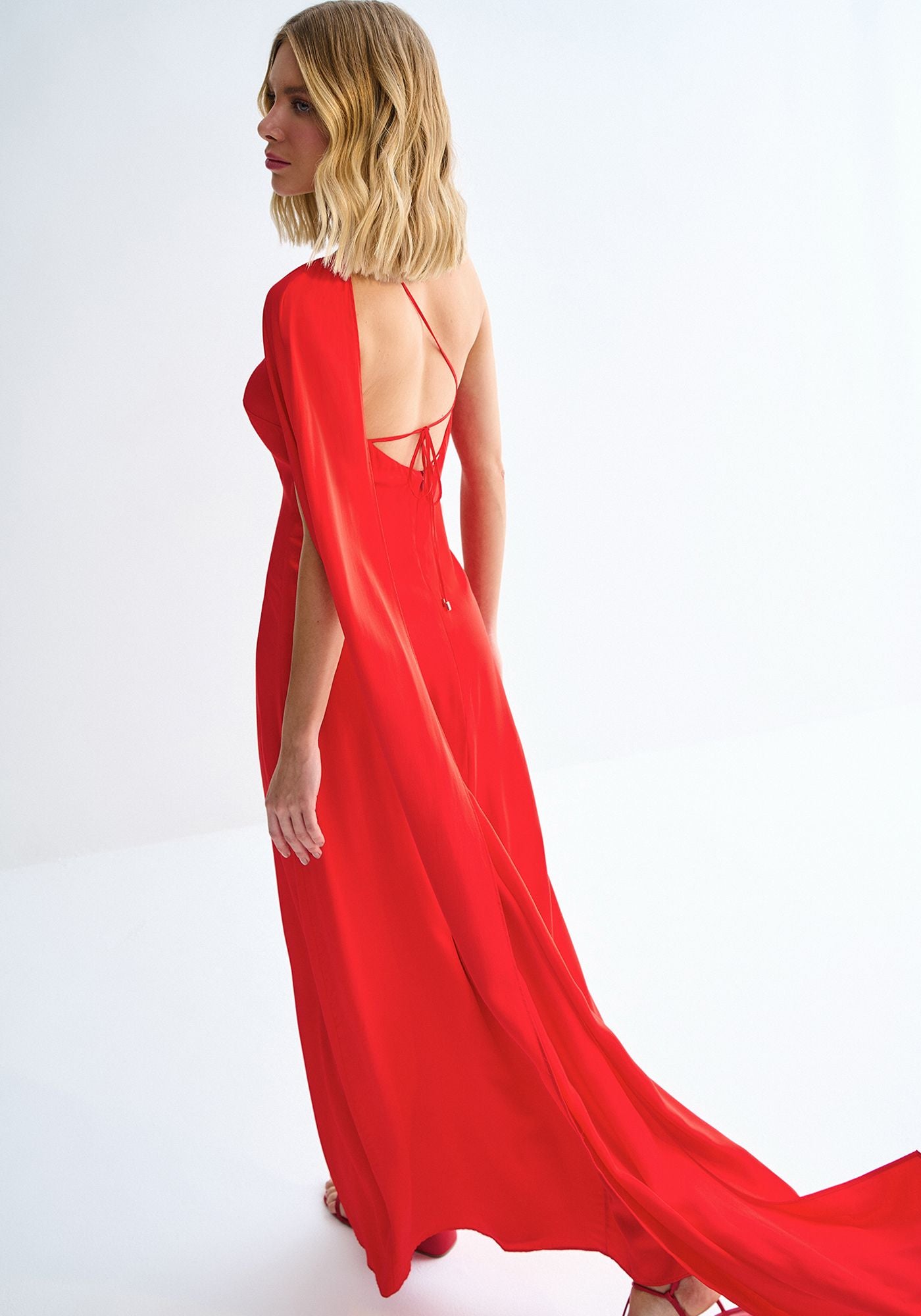 Vestido longo com manga removível Lez a Lez