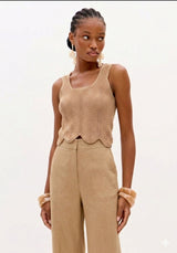 Sleeveless Knit Top Lança Perfume