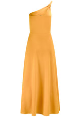 Vestido com fenda trespassada Lez a Lez