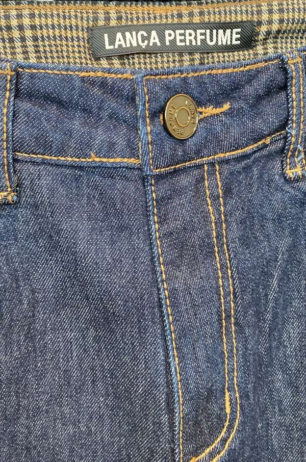 Full-Length Mid-Rise Denim Trousers Lança Perfume