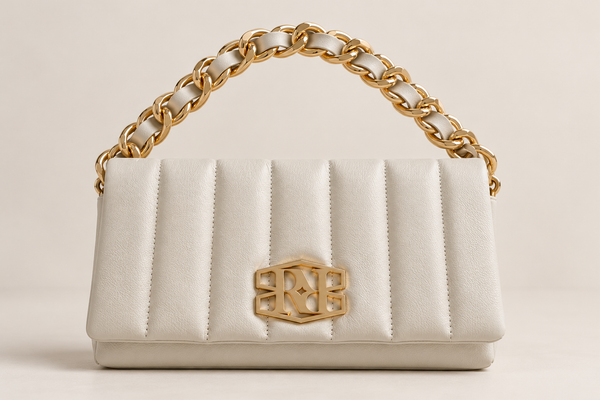 Quilted Leather Shoulder Bag Rufel