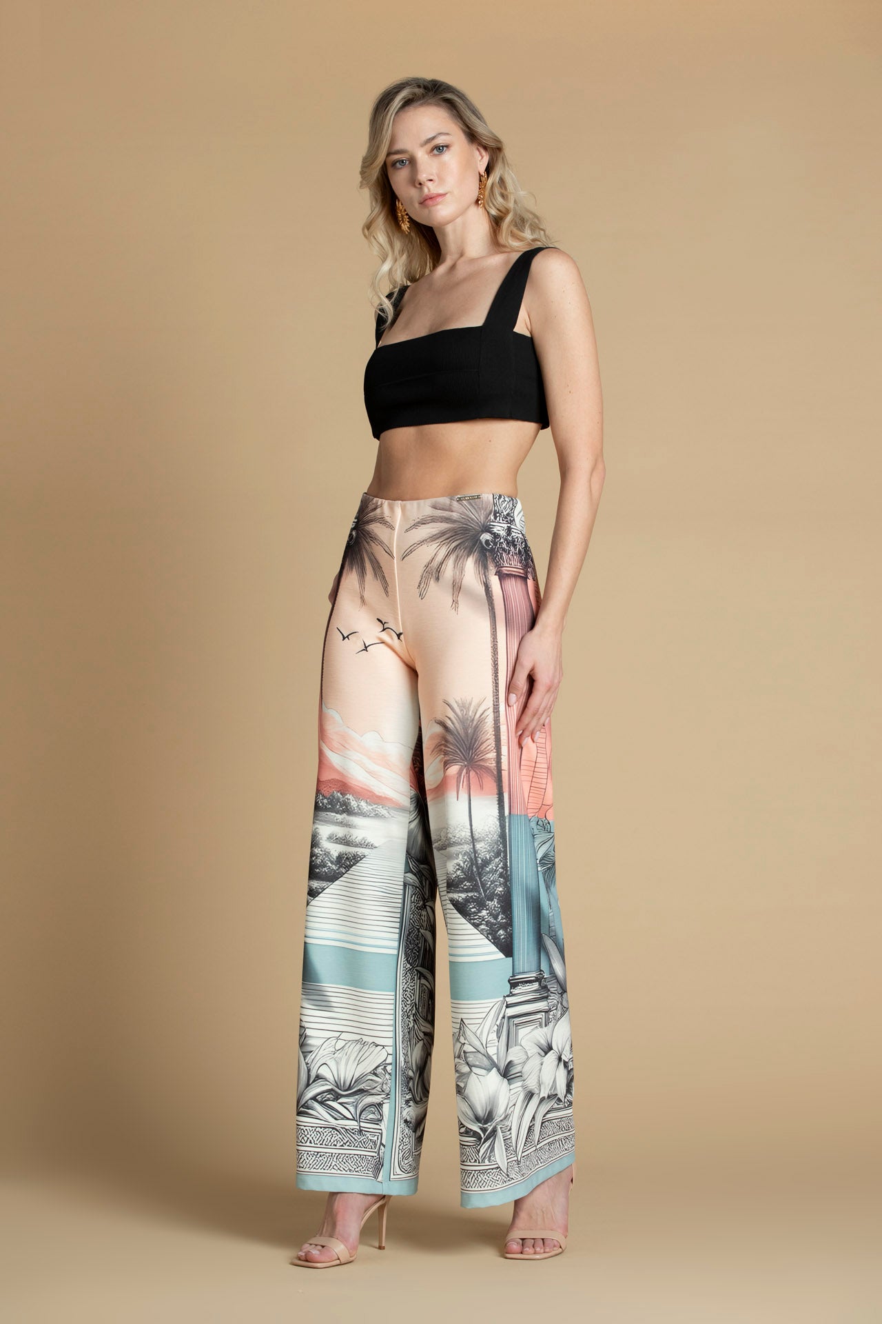 Crop top elástico Sahoco
