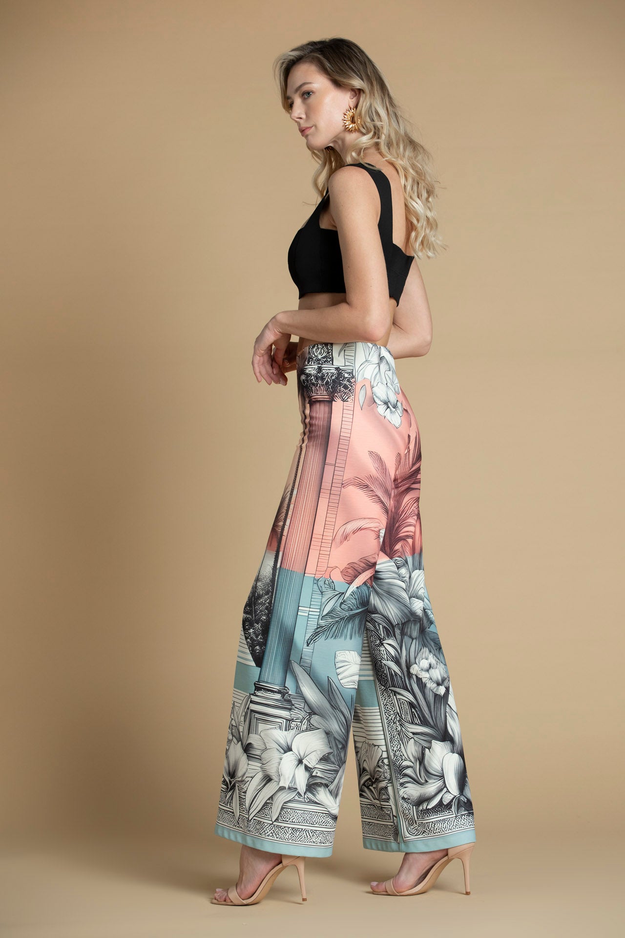 Crop top elástico Sahoco