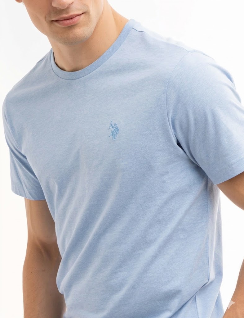 Solid Crew Neck T-Shirt U.S. Polo Assm.