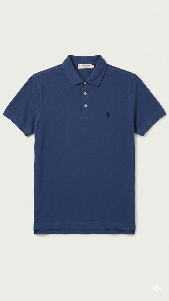 Solid Piqué Small Logo Polo Shirt U.S. Polo Assn.