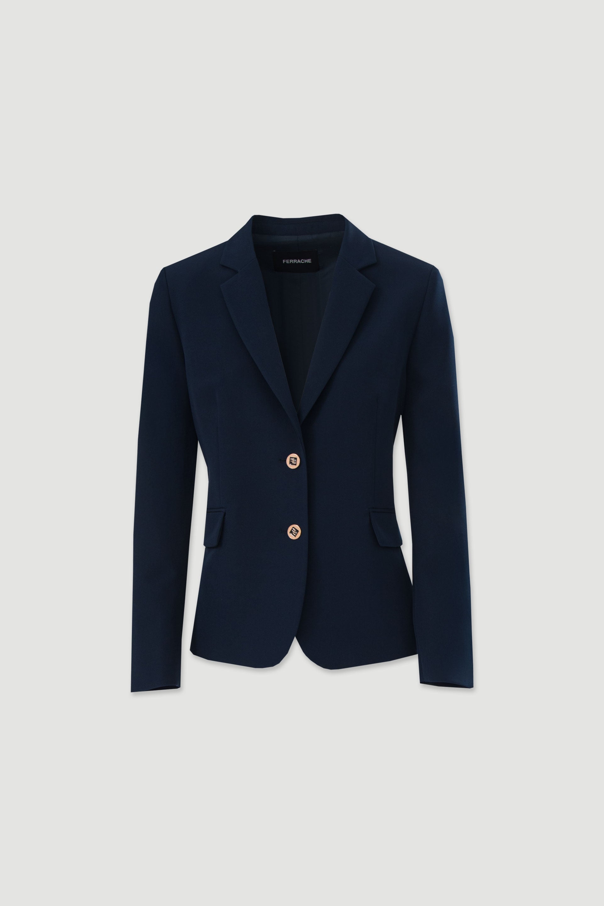 Blazer clássico cintado Ferrache