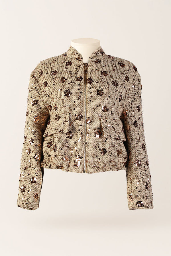 Sequin Bomber Jacket Sahoco