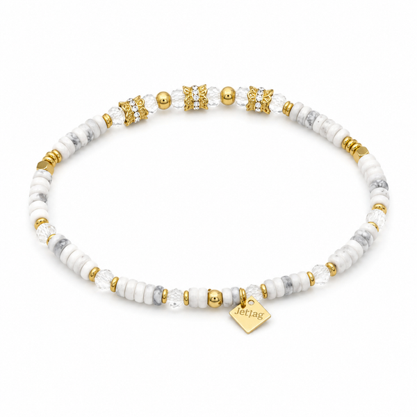 Beaded Elastic Stretch Bracelet Jetlag