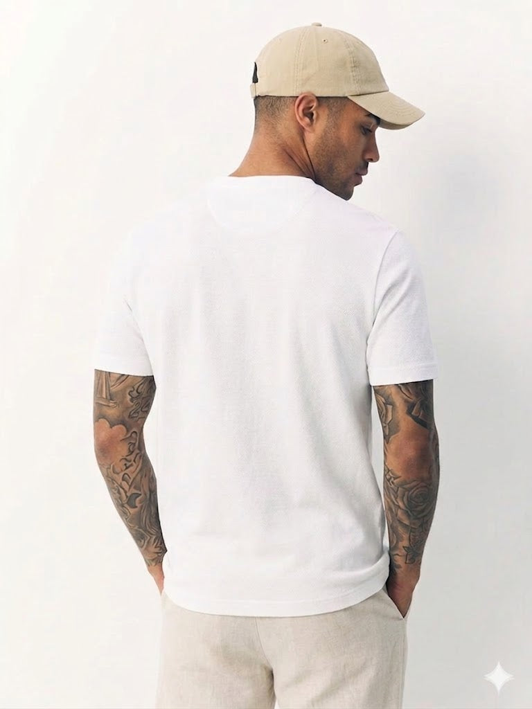 White Regular Fit Premium Signature T-Shirt U.S. Polo Assn.