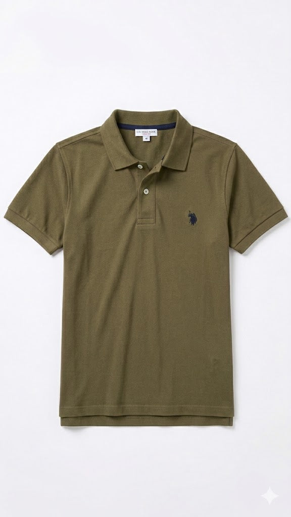 Solid Interlock Polo Shirt U.S. Polo Assn.