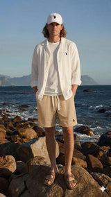 Cotton Linen Blend Chambray Shorts U.S. Polo Assn.
