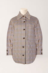 Plaid Overshirt Jacket Sahoco