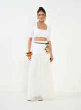 Fitted Square Neck Top Colcci