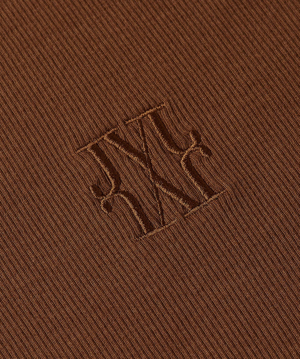 Cody Slim Fit T-Shirt with Logo - Cognac JOSH V