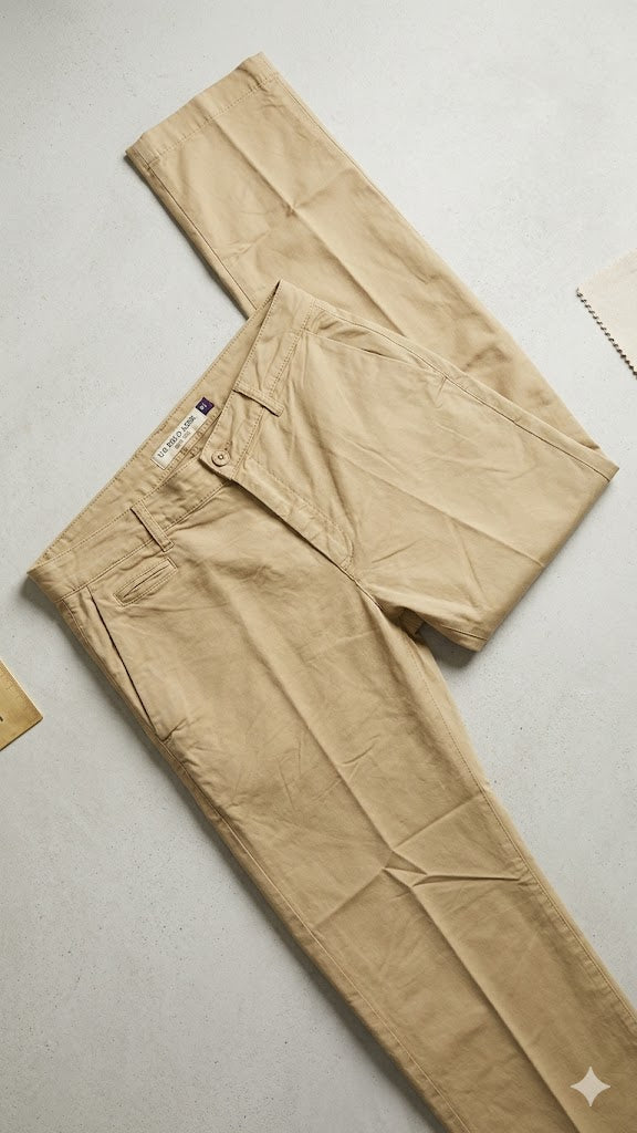 Men's Straight Fit Twill Chino Pants U.S. Polo Assn.