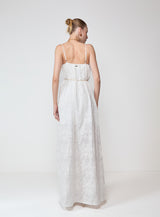 Long Flowing Embroidered Dress Colcci