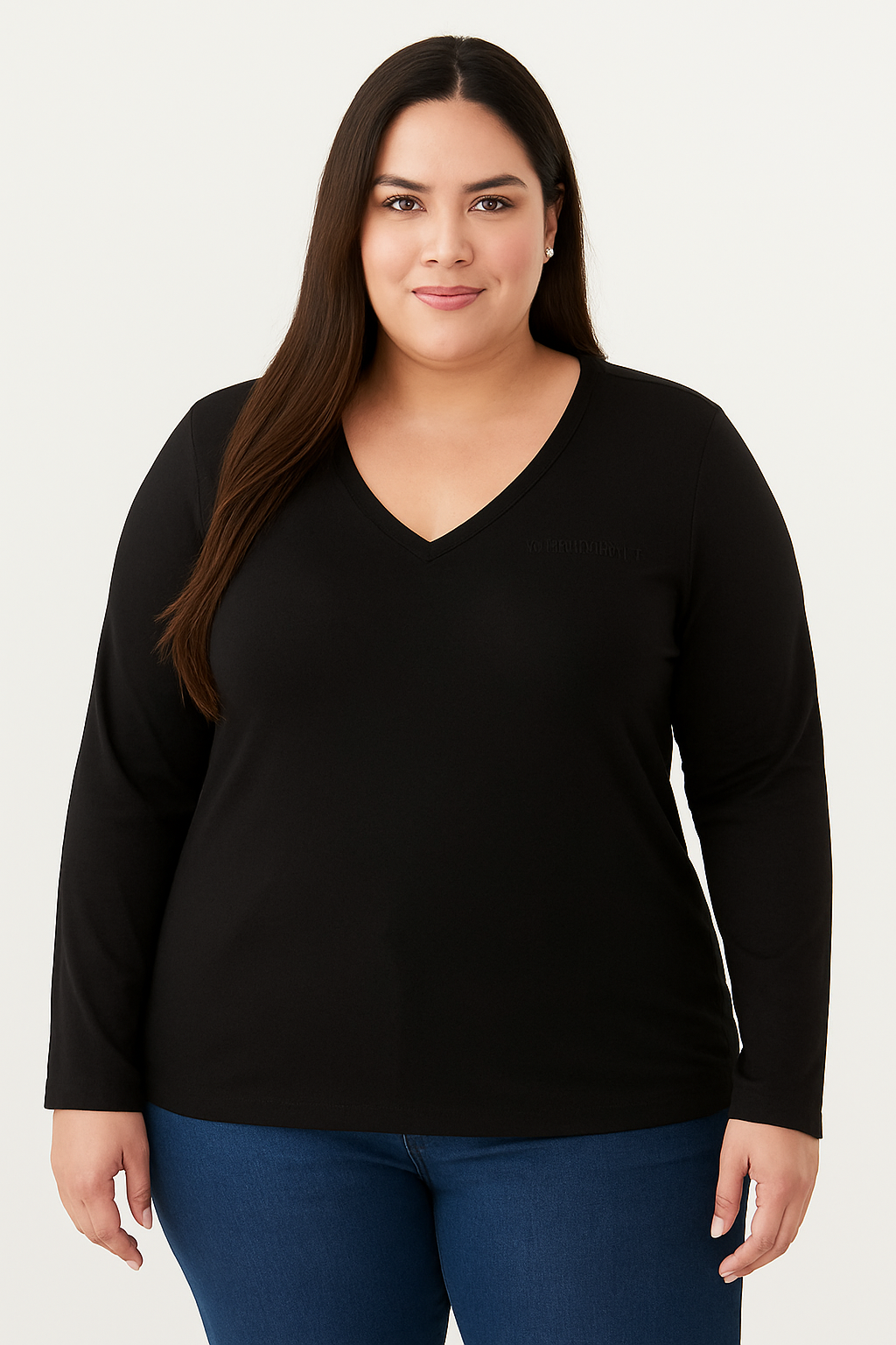 Women’s Long Sleeve V-Neck Top Quattro Venti