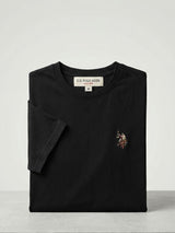Black Double Horsemen T-Shirt U.S. Polo Assn.