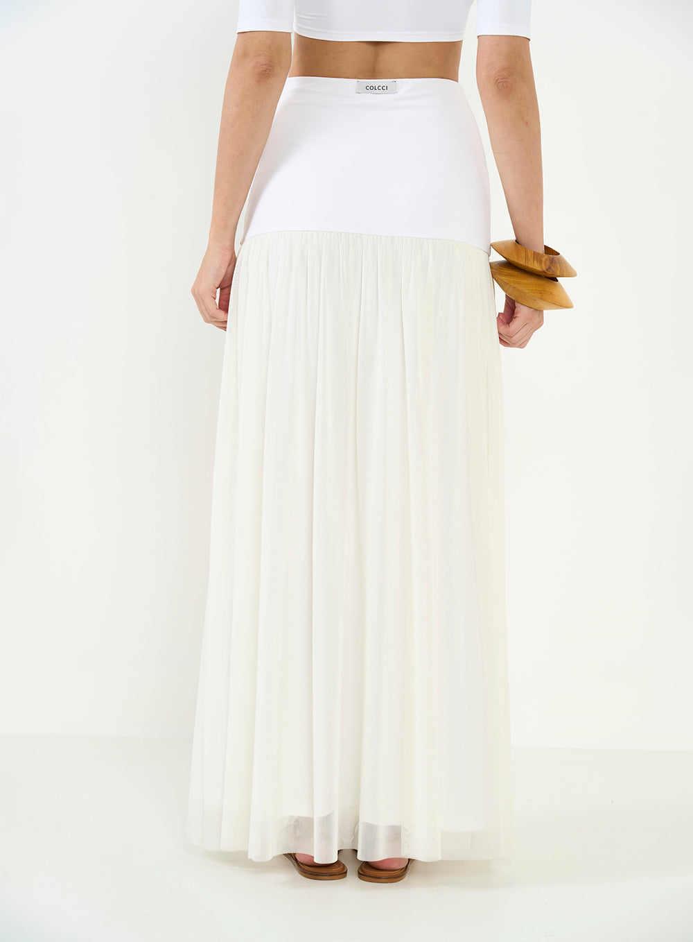 Joana Tulle Maxi Skirt Colcci
