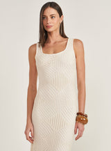 Mesh Slim Maxi Dress Colcci