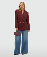 Blazer Oversized Dee - Burgundy JOSH V