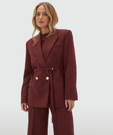 Blazer Oversized Dee - Burgundy JOSH V