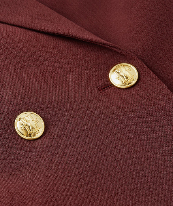 Dee Oversized Blazer - Burgundy JOSH V
