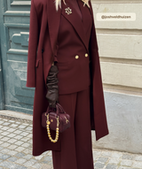 Blazer Oversized Dee - Burgundy JOSH V