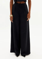 High-Waisted Tailored Wide-Leg Trousers with Pockets Lança Perfume