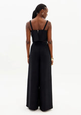 High-Waisted Tailored Wide-Leg Trousers with Pockets Lança Perfume