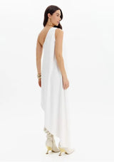 One-Shoulder Asymmetric Super Midi Dress Lança Perfume