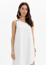 One-Shoulder Asymmetric Super Midi Dress Lança Perfume