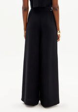 High-Waisted Tailored Wide-Leg Trousers with Pockets Lança Perfume
