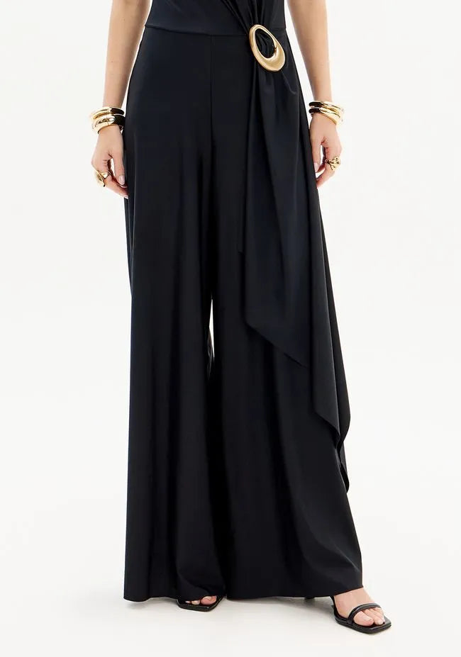 Sleeveless Wide-Leg Jumpsuit with Decorative Trim Lança Perfume
