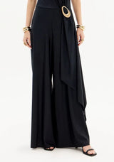 Sleeveless Wide-Leg Jumpsuit with Decorative Trim Lança Perfume