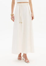 Textured Super Midi Lady-Like Skirt Lança Perfume