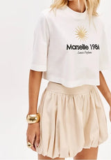 Boxy Oversized Graphic Tee Lança Perfume