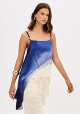 Printed Longline Strappy Top Lança Perfume