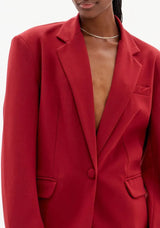 Oversized Blazer with Front Buttons Lança Perfume