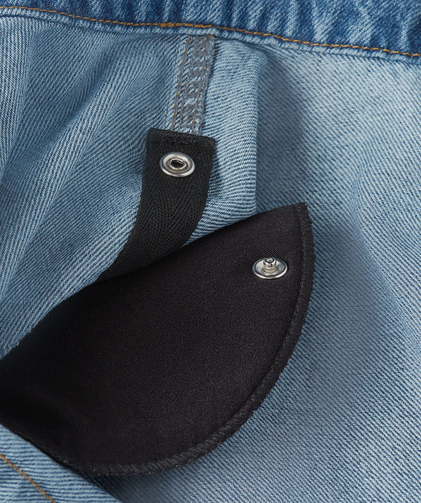 Dessie Oversized Denim Blouse - Blue Denim JOSH V