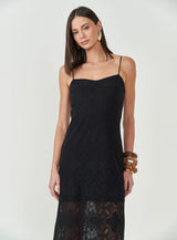 Comfort Lace Midi Dress Colcci