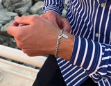 Bracelete Zolf Entrançado para Homem
