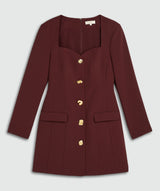Vestido justo ELY - bordeaux JOSH V