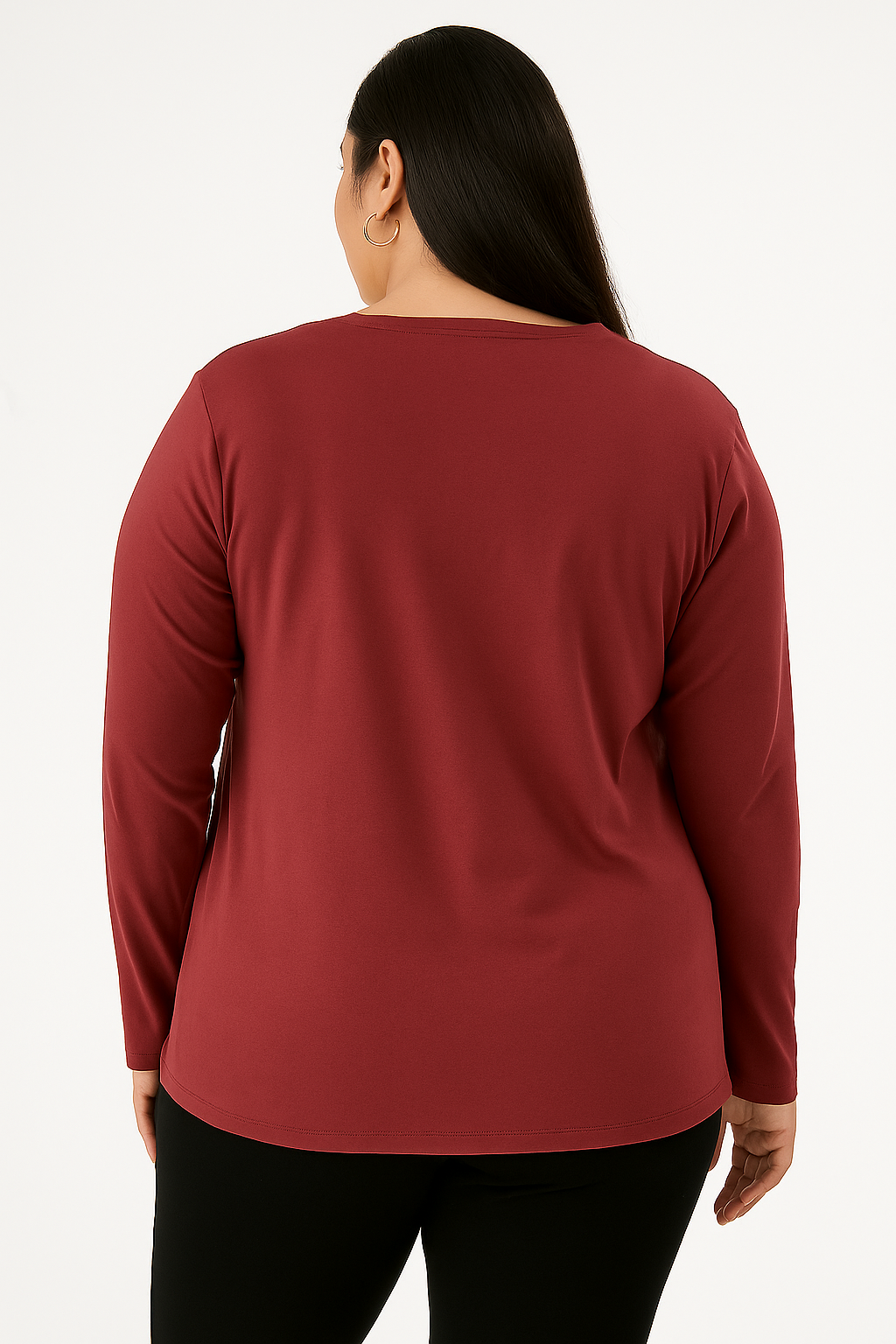 Women’s Long Sleeve V-Neck Top Quattro Venti