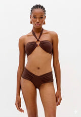 Ring-Detail Halter Bikini Set Lança Perfume