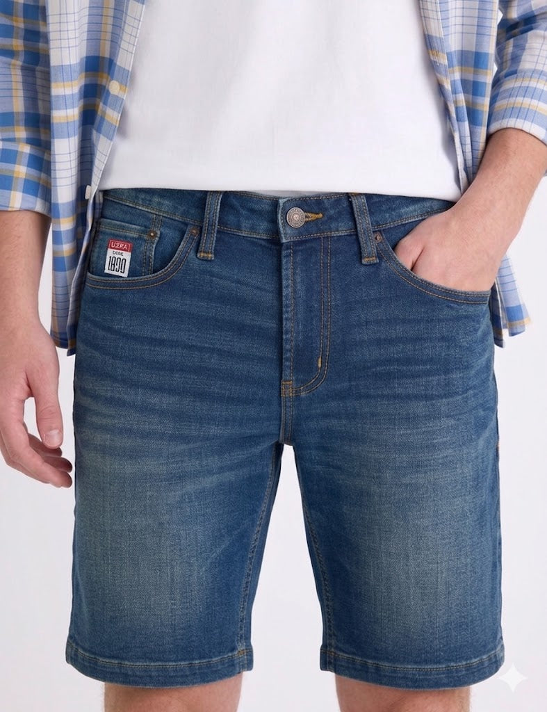 5 Pocket Regular Straight 9.5" Denim Shorts U.S. Polo Assn.
