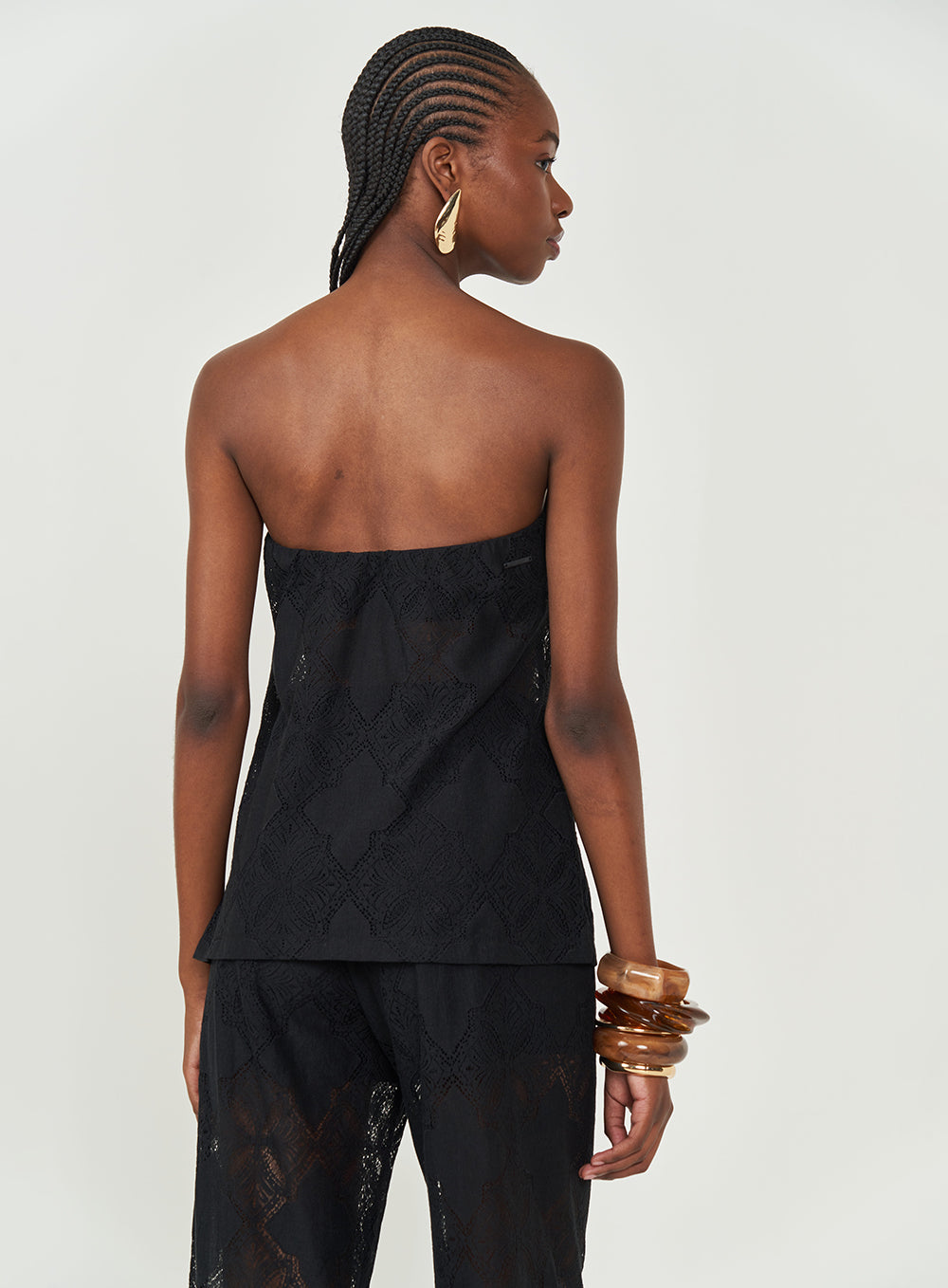 Strapless Lace Top Colcci