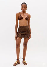 Ruffled Beach Mini Skirt Lança perfume